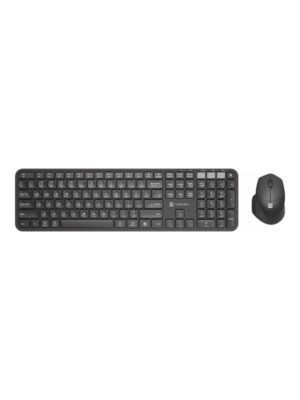 Natec OCTOPUS 2 - keyboard and mouse set - QWERTY - US - black - Tastatur & Mus sæt - Amerikansk engelsk - Sort