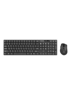 Natec Stingray - keyboard and mouse set - black - Tastatur & Mus sæt - Sort