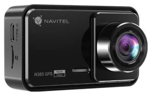 Navitel R385 2K GPS Dashcam - 2560x1440, 2tm, USB-C - 256GB Hukommelse