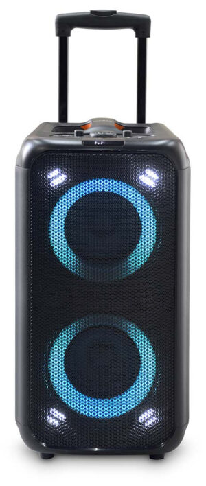 Nedis Bluetooth Party Højttaler med Lys - 5,25" Subwoofer, USB-A/AUX, 5 Timer - 240W