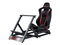 Next Level Racing GTtrack Gamer Stol Sort Rød