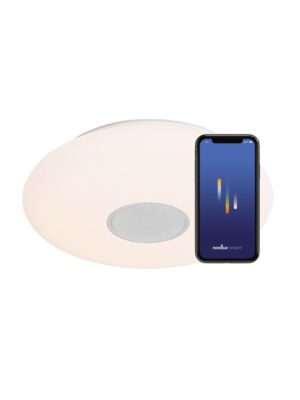 Nordlux Djay 40 Smart Loftlampe 2700-6500K RGB, Bluetooth højtaler, Hvid