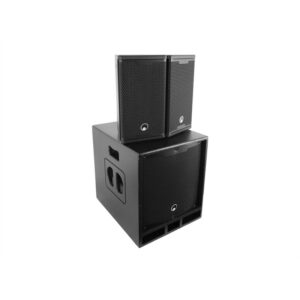 OMNITRONIC MAXX-1206DSP 2.1 Aktivt System, 250 Watt sub + 2 x 100 W for 2 satellitter