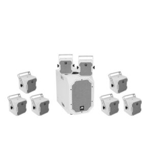 OMNITRONIC Set BOB-10A wh + 8x BOB-4 wh