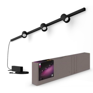 Philips Hue - Perifo 3x Spot Wall Light - Black