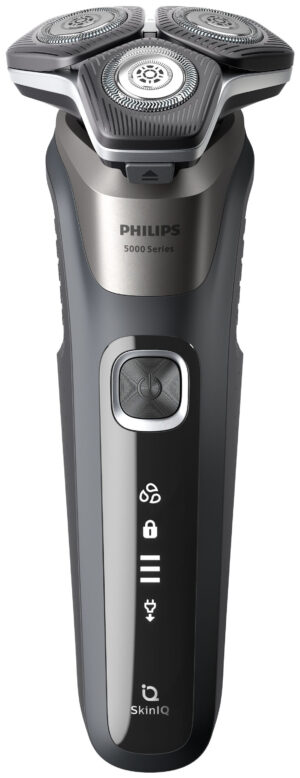Philips Series 5000 Wet & Dry Barbermaskine - 3 Hoveder, USB-A - Carbon Grå