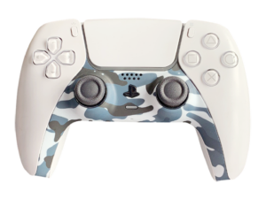 Piranha PS5 Controller Skins - Camo Blue
