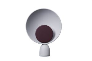 Please Wait to be Seated Blooper Table Lamp H: 35 cm - Ash Grey/Fig Purple
