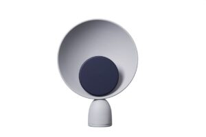 Please Wait to be Seated Blooper Table Lamp H: 35 cm - Ash Grey/Navy Blue