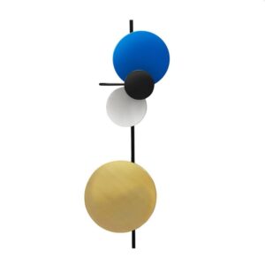Please Wait to be Seated Planet Lamp L: 98 cm - Electric Blue