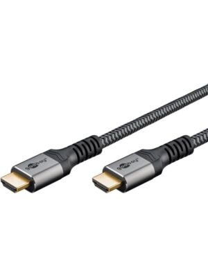 Pro HDMI 2.1 Sleeved - Skærmkabel - 3m - Sort