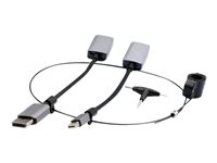 Prokord Premium Videoadapter-kit DisplayPort / HDMI Sort Grå