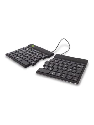R-Go Tools R-Go Split Break - keyboard - with integrated break indicator - QWERTY - Nordic - black - Tastatur - Nordisk - Sort