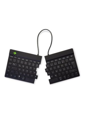 R-Go Tools R-Go Split Break - keyboard - with integrated break indicator - QWERTZ - German - black - Tastatur - Tysk - Sort