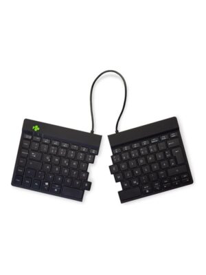 R-Go Tools R-Go Split Break - keyboard - with integrated break indicator - QWERTZ - German - black - Tastatur - Tysk - Sort
