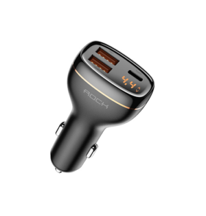 ROCK™ | Premium Oplader til Bil - QC3.0 - 60W - Sort