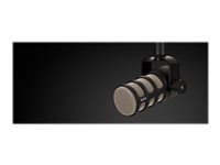 RØDE PodMic Mikrofon Kabling -57dBV/Pascal Kardioide Sort Sølv
