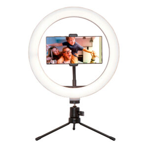 Ring Light til Smartphone - 8tm (m/USB-A) - Platinet