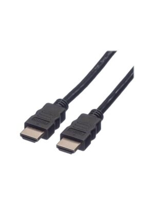 Roline HDMI HS Cbl.+Eth.. M/M. blk. 1.5m