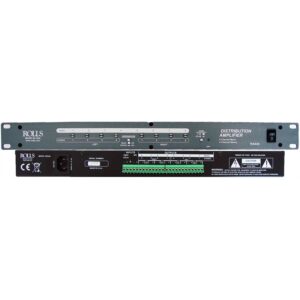 Rolls RA63S - Line level-forstærker til distribution af 8 balancerede mono/4 stereo audiosignaler.