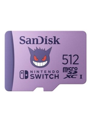 SanDisk Nintendo Switch Pokémon Gengar MicroSD - 100MB/s - 512GB