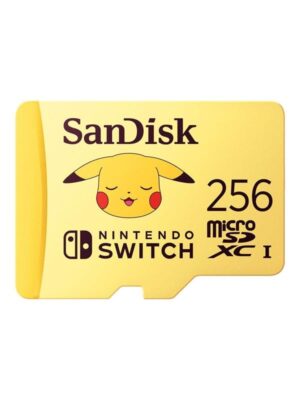 SanDisk Nintendo Switch Pokémon Pikachu MicroSD - 100MB/s - 256GB