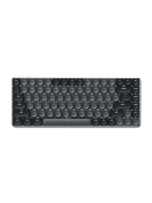 Satechi SM1 Slim Mechanical Backlit Bluetooth - Dark - Tastatur - Amerikansk engelsk - Grå