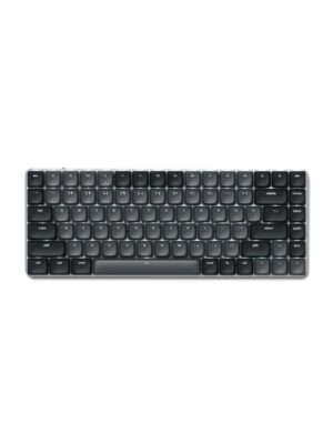 Satechi SM1 Slim Mechanical Backlit Bluetooth - Dark - Tastatur - Amerikansk engelsk - Grå