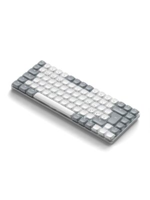 Satechi SM1 Slim Mechanical Backlit Keyboard Nordic Layout - Light Grey - Tastatur - Uden Numpad - Nordisk - Hvid