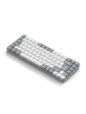 Satechi SM1 Slim Mechanical Backlit Keyboard Nordic Layout - Light Grey - Tastatur - Uden Numpad - Nordisk - Hvid