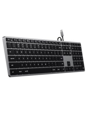 Satechi Slim W3 - Tastatur - Nordisk - Grå