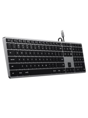 Satechi Slim W3 - Tastatur - Nordisk - Grå