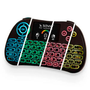 Savio KW-03 Trådløs Tastatur/Fjernbetjening t/Smart TV