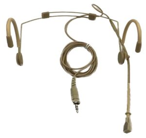 Scanmic HS8013-C3 Headset med Sennheiser 3,5mm Minijack omløber stik (Nyre) - Beige