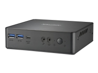 Shuttle XPC nano NC40U7 - Barebone - mini PC 1 x Core i7 1255U / op til 4.7 GHz - RAM 0 GB - UHD Graphics 620 - Gigabit Ethernet - sort