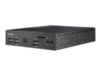 Shuttle XPC slim DS20U3V2 - Barebone - Slim-PC 1 x Core i3 10110U / op til 4.1 GHz ULV - RAM 0 GB - UHD Graphics - Gigabit Ethernet, 2.5 Gigabit Ethernet - sort