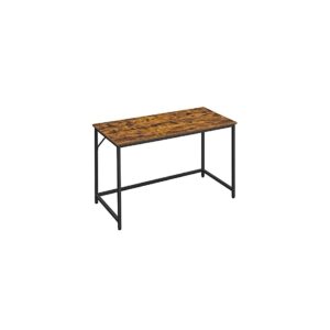 Skrivebord, computerbord, lille kontorbord, 120 x 60 x 75 cm, arbejdsværelse, hjemmekontor, enkel montering, stål, industrielt d