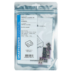 SmartKeeper Basic USB-A Portblokering (Lilla) 10pk