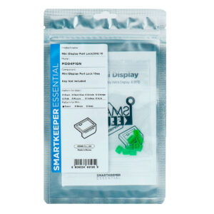 SmartKeeper Mini DisplayPort Portblokering (Grøn) 10pk