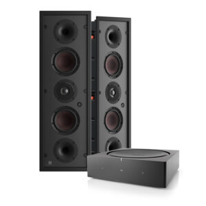 Sonos Amp + DALI Phantom M-250 Indbygningshøjtaler til væg