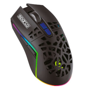 Sparco KOBLING Trådløs Gaming Mus m/RGB - NanoUSB (4800DPI)