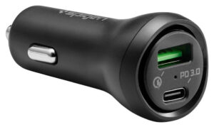 Spigen F31QC Biloplader USB-C PD 3.0 QC 48W (Hurtig Opladning)