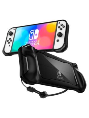 Spigen Rugged Armor - black - Nintendo Switch OLED - Cover - Nintendo Switch OLED