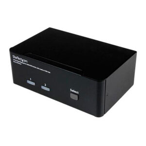 StarTech KVM Switch m/Audio + Mikrofon (DisplayPort/USB)