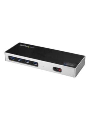 StarTech.com USB-C / USB 3.0 Docking Station - Laptop Docking Station - Dual 4K - dockingstation