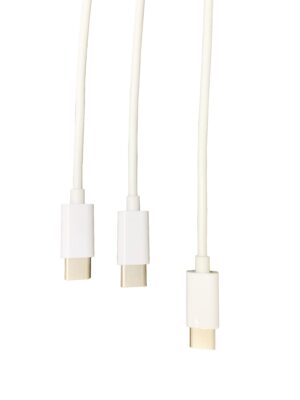 Steelplay Dual Play&Charge Cable For Ps5 Controllers - Whi