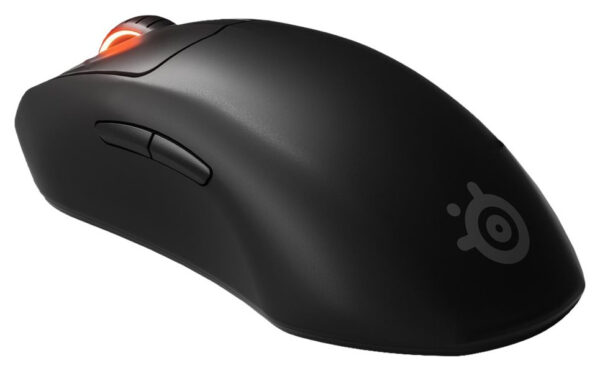 Steelseries Prime Trådløs Pro Gamer Mus - (Esports præcision) - Sort, 18000 DPI, 100 timers batteri, 100M klik, 80g