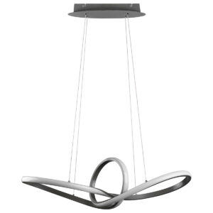 Trio Reality Sansa Pendel Lampe - 80cm 28W (3000K) Børstet stål