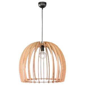 Trio Wood Pendel Lampe 60cm (60W) Lys Træ