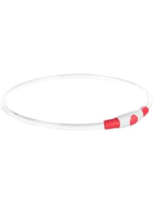 Trixie USB Flash Light Ring S-M: 40 cm/ø 8 mm Red